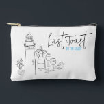 Pochette À Accessoires Dernier toast sur la côte Trousse de passe-temps F<br><div class="desc">Dernier toast sur la côte ! Ces mignonnes pochettes de penderie feront une faveur de fête pratique pour votre événement!</div>