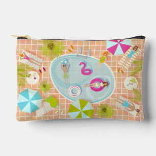 Pochette À Accessoires Des filles et des garçons du bikini jouant au jeu