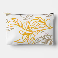 Design en feuille Boho d'or