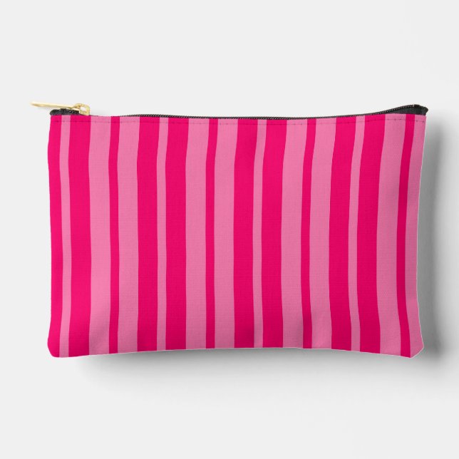Pochette À Accessoires Design Motif léger et rose chaud (Recto)