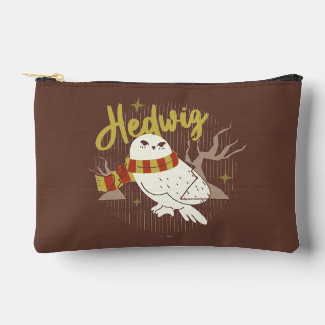 Pochette À Accessoires Dessin de la forêt fantaisiste d'Hedwig (Recto)