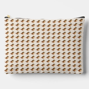 Pochette À Accessoires Dessin d'Oiseau de Bruant