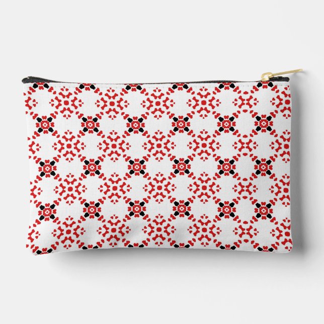 Pochette À Accessoires dessin géométrique abstrait (Verso)