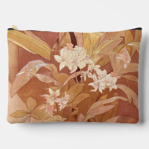 Pochette À Accessoires Détail floral Art nouveau d'Alphonse Mucha
