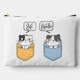 Pochette À Accessoires deux chats