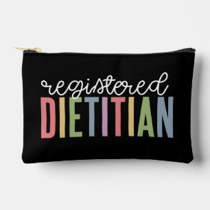 Pochette À Accessoires Diététiste enregistré personnalisé RD multicolore