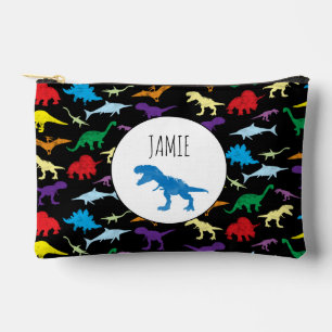 Pochette À Accessoires Dinosaures colorés Aquarelle Enfants Coque crayon