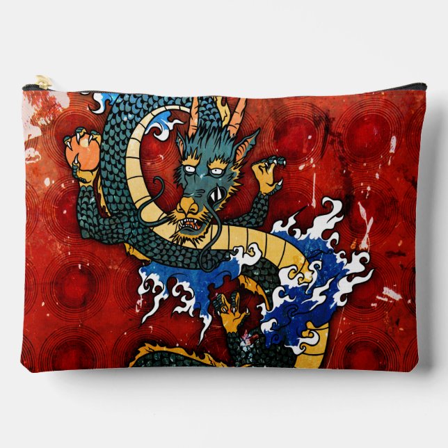 Pochette À Accessoires Dragon japonais (Recto)
