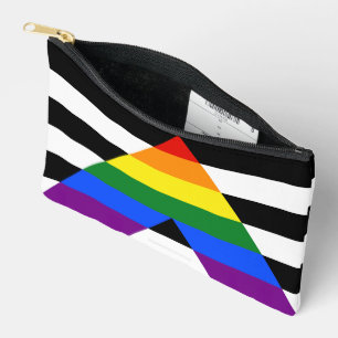 Pochette À Accessoires Drapeau d'allié straight de SlipperyJoe lisse arc-