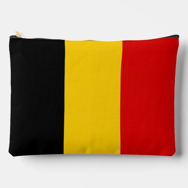 Pochette À Accessoires Drapeau de Belgique (Recto)