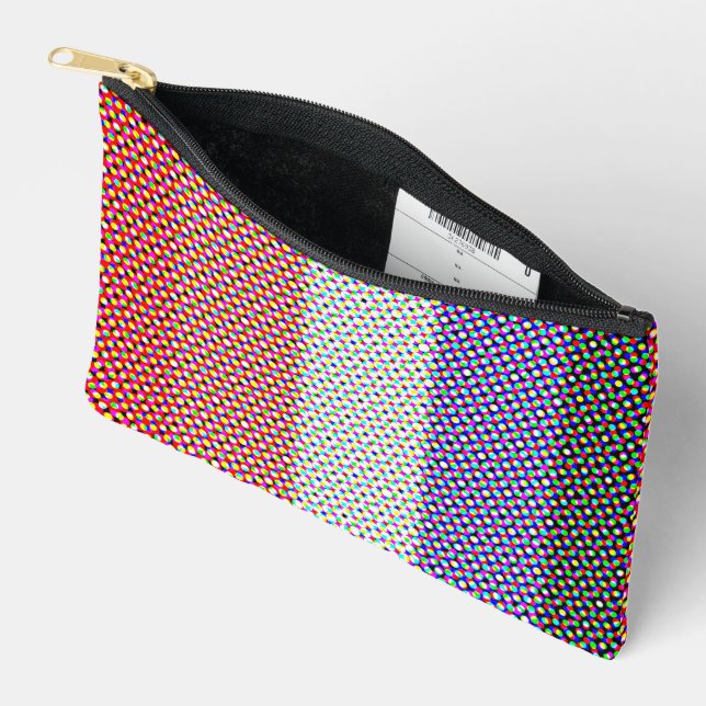 Pochette À Accessoires Drapeau de fierté Cupioromantique Abstrait Tripant (Ouvrir)