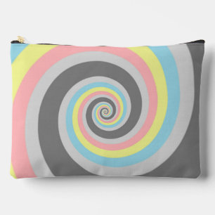 Pochette À Accessoires Drapeau de fierté Demiflux Spirale Abstraite Groov