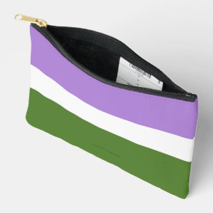 Pochette À Accessoires Drapeau de fierté genderqueer de SlipperyJoe lavan