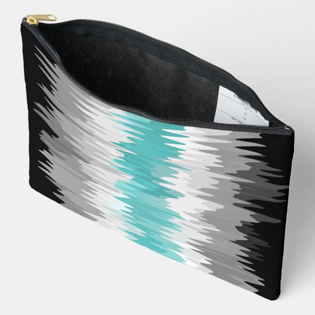 Pochette À Accessoires Drapeau de fierté Libramasculin Bohème Funky Ondul (Ouvrir)