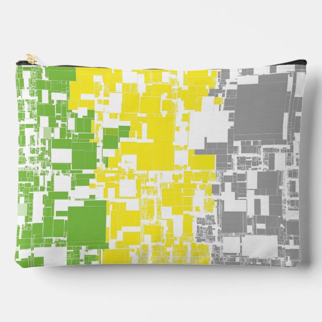 Pochette À Accessoires Drapeau de fierté Lithromantique abstrait funky gé (Recto)