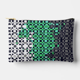 Pochette À Accessoires Drapeau de fierté Neutrois Abstrait Pixelisé Tripa