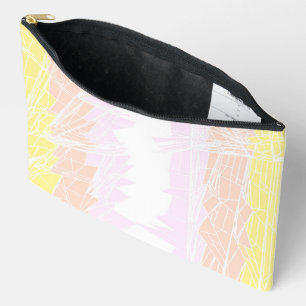 Pochette À Accessoires Drapeau de fierté pangender abstrait géométrique G