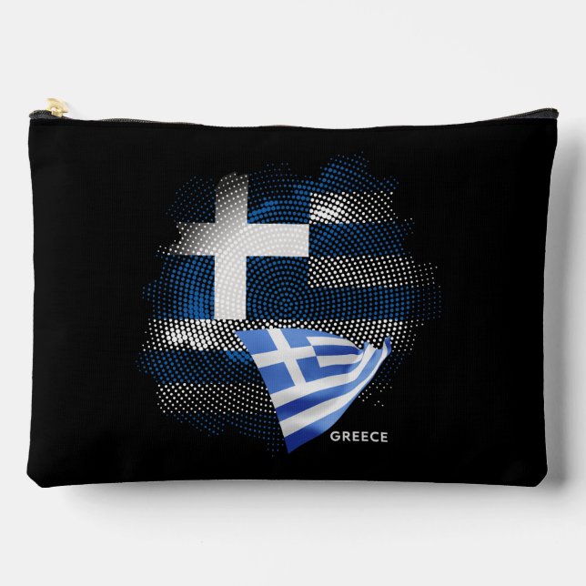 Pochette À Accessoires Drapeau de la Grèce (Recto)