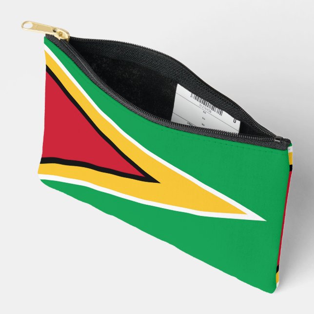 Pochette À Accessoires Drapeau de la Guyane (Ouvrir)