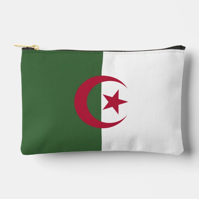 Pochette À Accessoires Drapeau de l'Algérie (Recto)