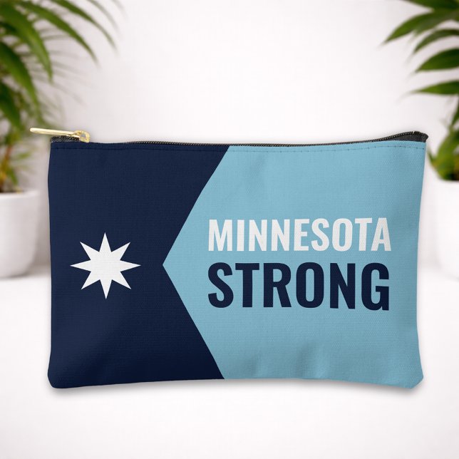 Pochette À Accessoires Drapeau de l'État rebelle du Minnesota (Créateur téléchargé)