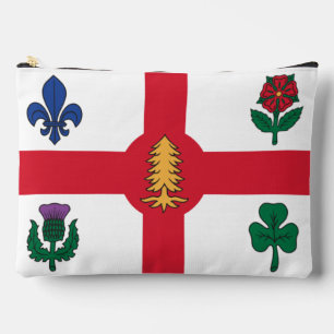 Pochette À Accessoires Drapeau de Montréal, Québec