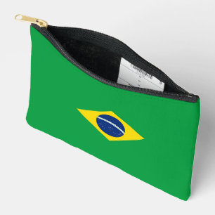 Pochette À Accessoires Drapeau du Brésil