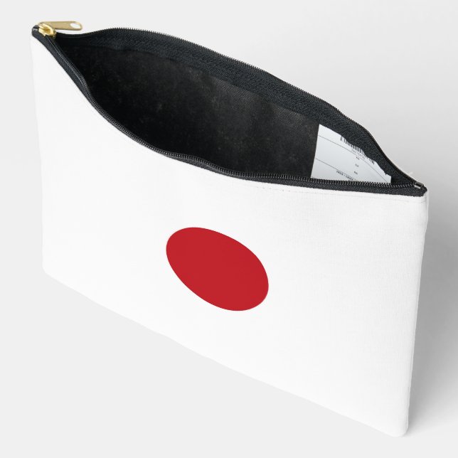 Pochette À Accessoires Drapeau du Japon (Ouvrir)