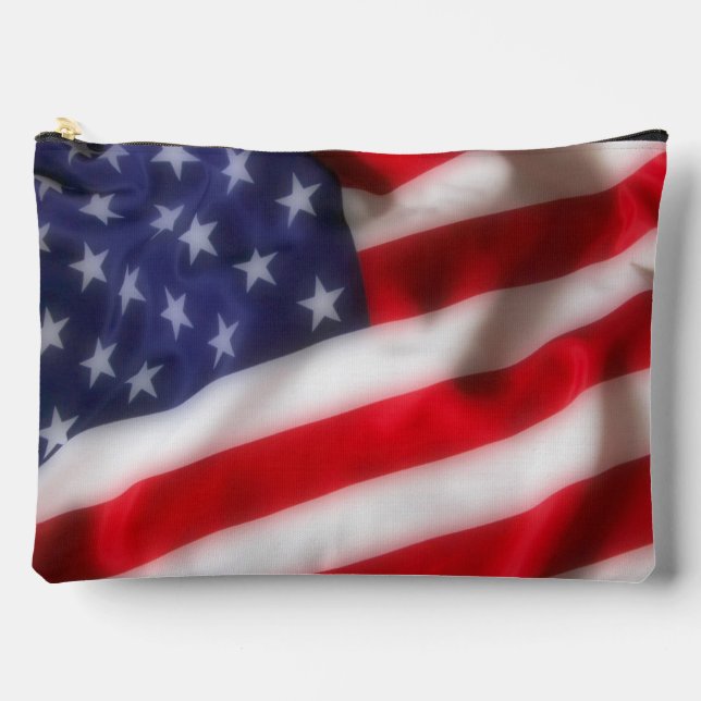 Pochette À Accessoires Drapeau USA (Recto)