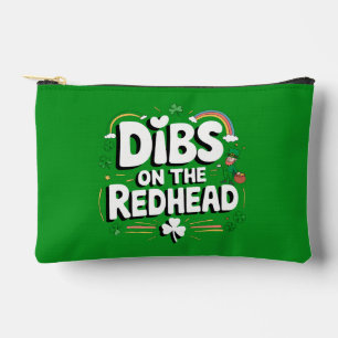 Pochette À Accessoires Droit sur la rousse drôle de la Saint-Patrick