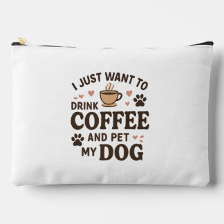 Pochette À Accessoires Drôle chien amoureux Mug Chien Maman Chien Papa