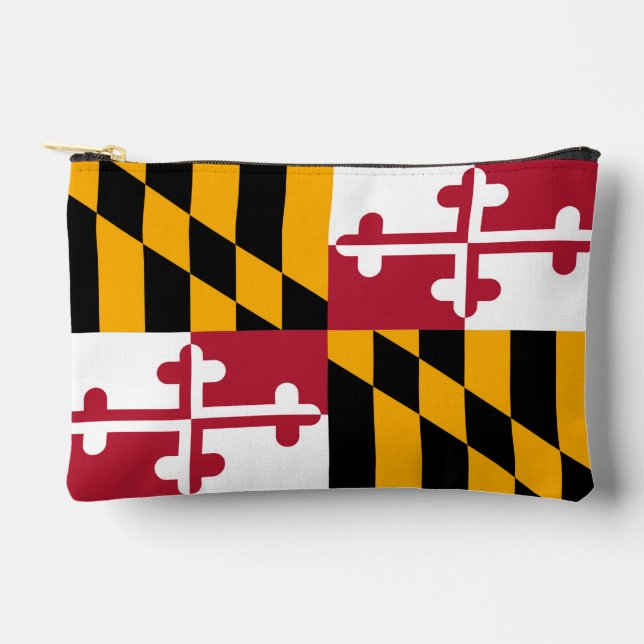 Pochette À Accessoires Dynamic Maryland State Flag Graphic on a (Recto)