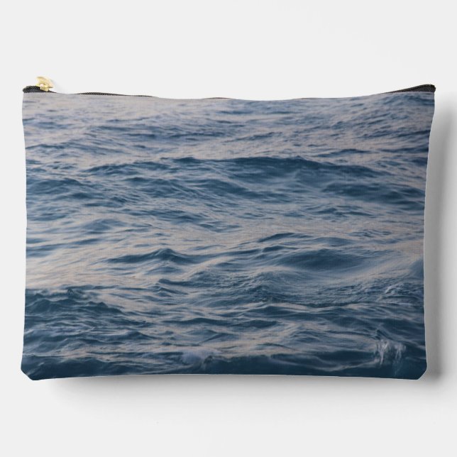 Pochette À Accessoires Eau de mer de près  (Recto)