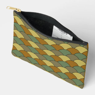Pochette À Accessoires Écailles de dragon, éventails, vagues, Seigaiha, c
