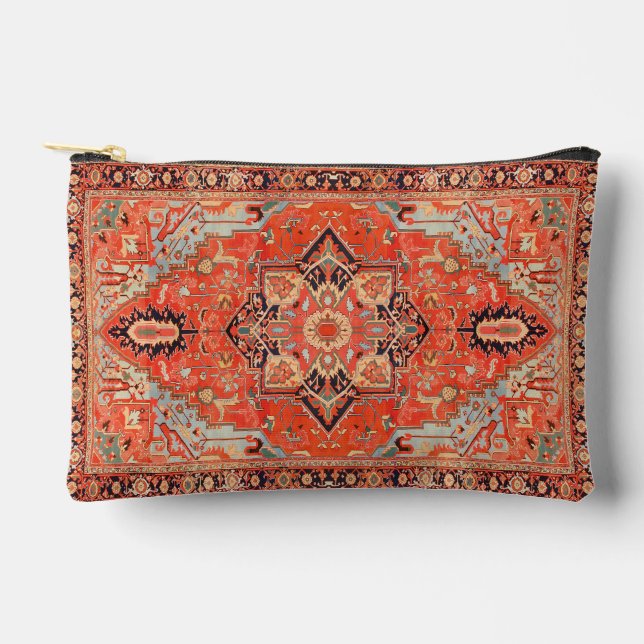 Pochette À Accessoires Echos intemporels : Patrimoine Boho Oriental Maroc (Recto)