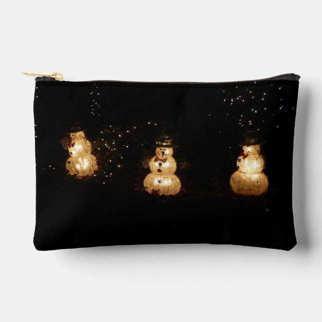 Pochette À Accessoires Écran Luminaire Snowman (Recto)