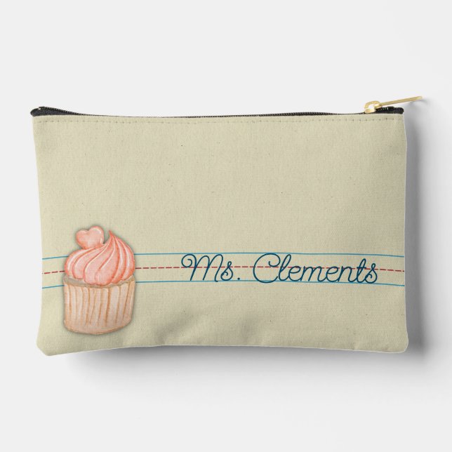 Pochette À Accessoires Écriture Carnet papier Cupcake Pouch (Verso)