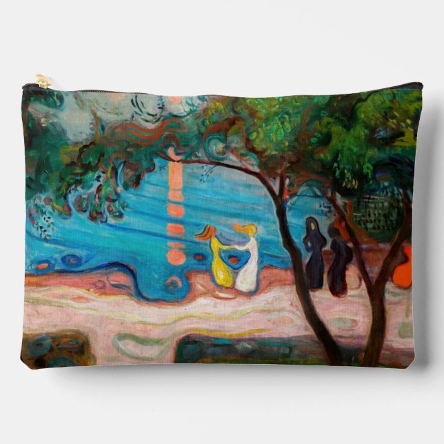 Pochette À Accessoires Edvard Munch - Danse sur la plage (Recto)