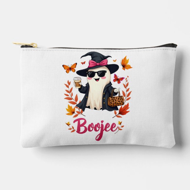 Pochette À Accessoires Éffrayant Halloween Boojee Sassy Classy Ghost (Recto)