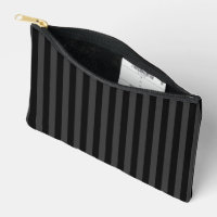 Elagnat Black & Smoky Black Vertical Stripes