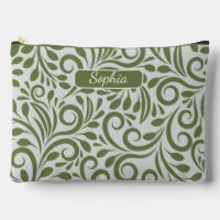 Elégant Art de forme verte bio pour cadeaux