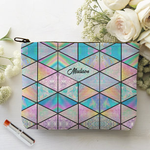 Pochette À Accessoires Elégant holographique coloré