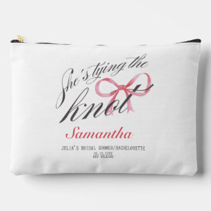 Pochette À Accessoires Elle noue la Fête des mariées de coquette de la bo