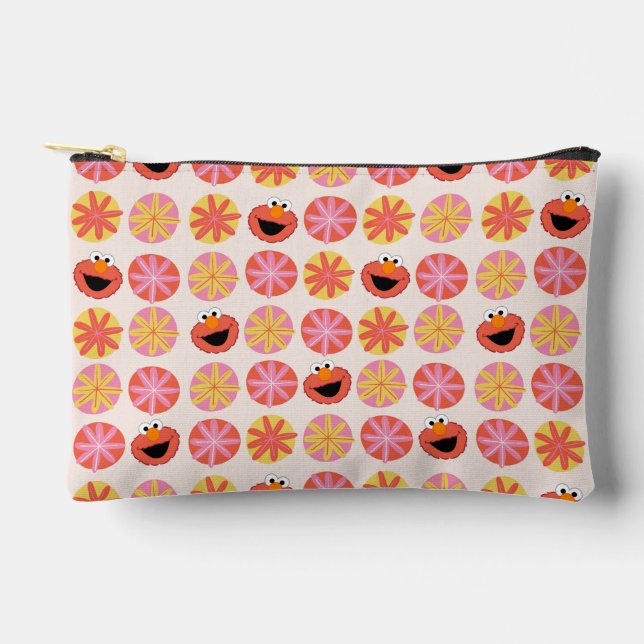 Pochette À Accessoires Elmo Pom-Pom Motif (Recto)