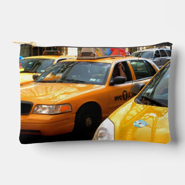 Pochette À Accessoires 'Embouteillage de taxi' (Recto)