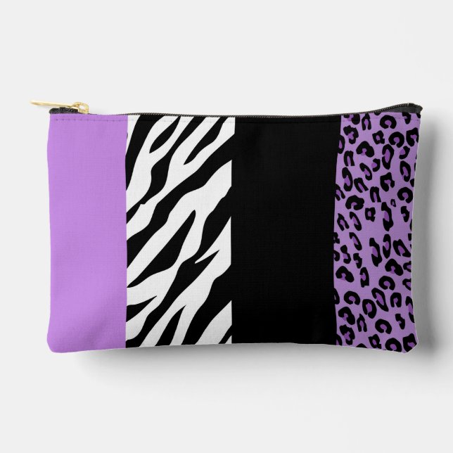 Pochette À Accessoires Empreinte de léopard, Zebra Print, Poster de anima (Recto)
