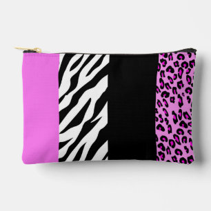 Pochette À Accessoires Empreinte de léopard, Zebra Print, Poster de anima