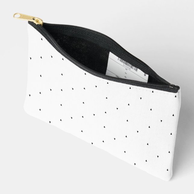 Pochette À Accessoires Ensemble de dossiers à motif triangulaire minimali (Ouvrir)