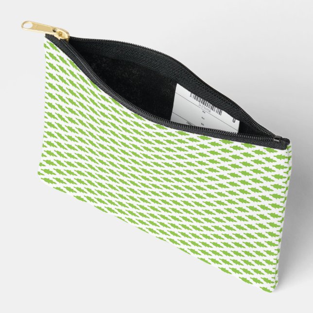 Pochette À Accessoires Ensemble de dossiers verts botaniques (Ouvrir)