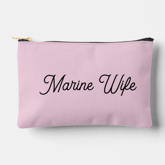 Pochette À Accessoires Épouse marine (Recto)